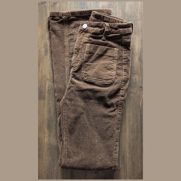 Shein Brown Corduroy Flare Pants - Picture 4 of 5